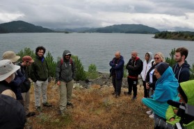Greece: Despite the rain, people participated in two protest hikes. The first protest group began their hike from the existing dam, at Aoos' springs, towards the village of Vovousa.